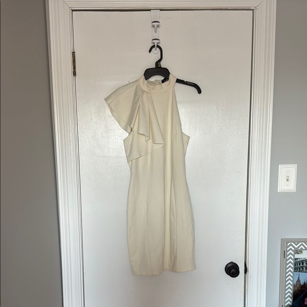 Lulus Cream Sleeveless Dress- size medium